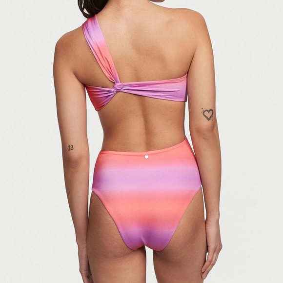 VICTORIA'S SECRET SWIM Twist Monokini One-Piece Swimsuit-NWT-Size Large - Picture 2 of 4